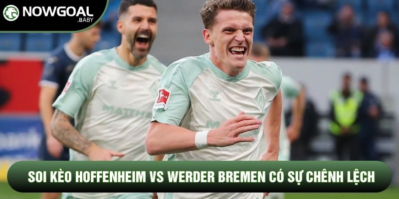 Soi Kèo Hoffenheim Vs Werder Bremen, 20h30 Ngày 09/05 - Vòng 33 Bundesliga 3 Soi kèo Hoffenheim vs Werder Bremen có sự chênh lệch